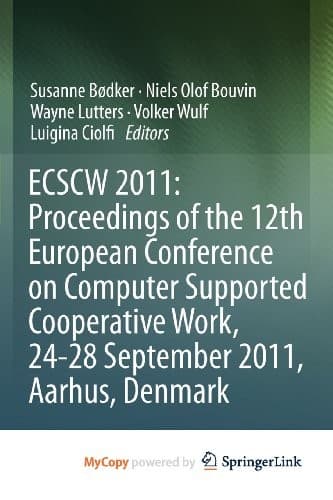 Tapa de ECSCW 2011
