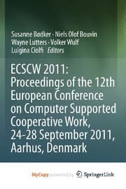 Tapa de ECSCW 2011