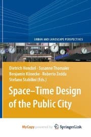 Tapa de Space-Time Design of the Public City