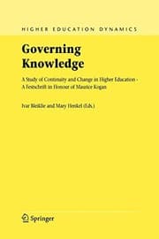 Tapa de Governing Knowledge