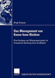 Tapa de Das Management von Know-how-Risiken