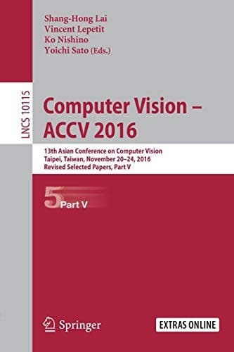 Tapa de Computer Vision – ACCV 2016