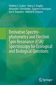 Tapa de Derivative Spectrophotometry and Electron Spin Resonance  Spectroscopy for Ecological and Biological Questions