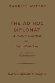 Tapa de The ad hoc diplomat