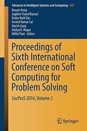 Tapa de Proceedings of Sixth International Conference on Soft Computing for Problem Solving