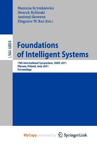 Tapa de Foundations of Intelligent Systems