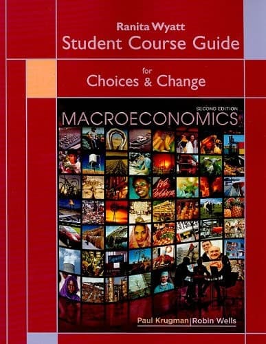 Tapa de Telecourse Study Guide for Macroeconomics