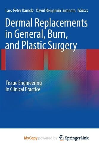 Tapa de Dermal Replacements in General, Burn, and Plastic Surgery