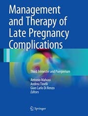 Tapa de Management and Therapy of Late Pregnancy Complications