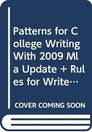 Tapa de Patterns for College Writing with 2009 MLA Update & Rules for Writers with 2009 MLA Update