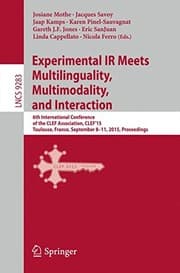Tapa de Experimental IR Meets Multilinguality, Multimodality, and Interaction