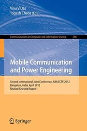 Tapa de Mobile Communication and Power Engineering