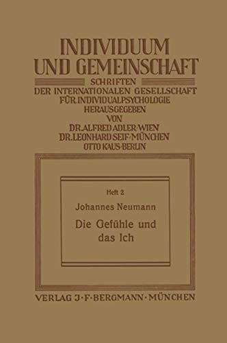 Tapa de Die Gefühle und Das Ich