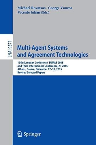 Tapa de Multi-Agent Systems and Agreement Technologies