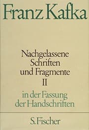 Tapa de Nachgelassene Schriften und Fragmente II.