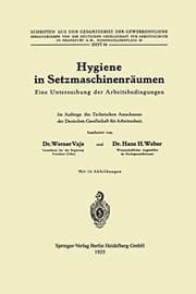 Tapa de Hygiene in Setzmaschinenräumen
