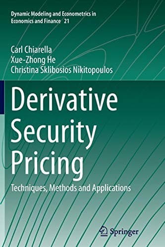 Tapa de Derivative Security Pricing