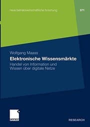 Tapa de Elektronische Wissensmärkte