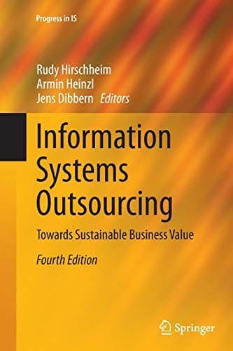 Tapa de Information Systems Outsourcing