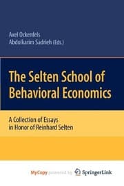 Tapa de The Selten School of Behavioral Economics