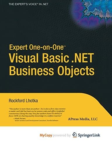 Tapa de expert one-on-one Visual Basic .NET Business Objects