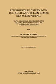 Tapa de Experimentelle Grundlagen der Multifaktoriellen Genese der Schizophrenie