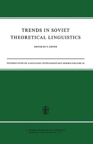 Tapa de Trends in Soviet theoretical linguistics