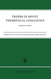 Tapa de Trends in Soviet theoretical linguistics