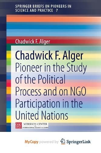 Tapa de Chadwick F. Alger