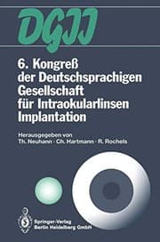 Tapa de 6. Kongreß der Deutschsprachigen Gesellschaft für Intraokularlinsen Implantation