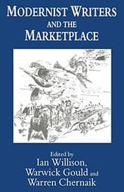 Tapa de Modernist writers and the marketplace