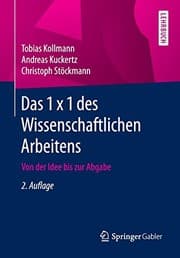 Tapa de Das 1 x 1 des Wissenschaftlichen Arbeitens