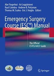 Tapa de Emergency Surgery Course  Manual