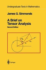Tapa de A Brief on Tensor Analysis Second Edition
