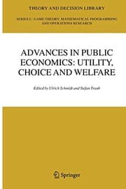 Tapa de Advances in Public Economics : Utility, Choice and Welfare