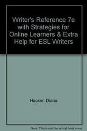 Tapa de Writer's Reference 7e with Strategies for Online Learners & Extra Help for ESL Writers