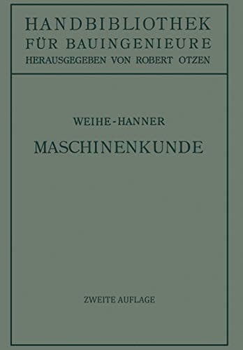 Tapa de Maschinenkunde