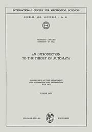Tapa de An Introduction to the Theory of Automata