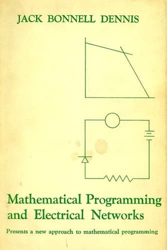 Tapa de Mathematical Programming and Electrical Networks