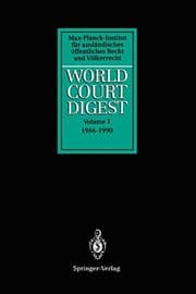 Tapa de World Court Digest : Volume 1