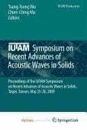 Tapa de IUTAM Symposium on Recent Advances of Acoustic Waves in Solids