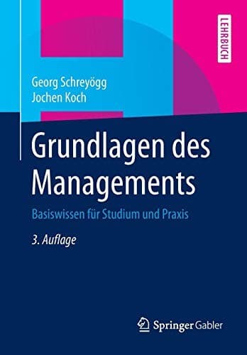 Tapa de Grundlagen des Managements