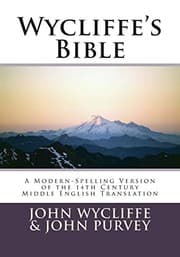 Tapa de Wycliffe's Bible
