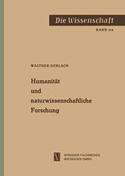 Tapa de Humanität und naturwissenschaftliche Forschung