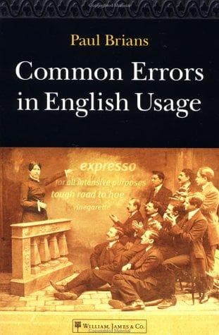 Tapa de Common errors in English usage