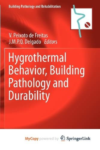 Tapa de Hygrothermal Behavior, Building Pathology and Durability