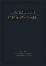 Tapa de Handbuch der Physik