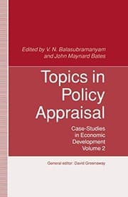 Tapa de Topics in Policy Appraisal : Volume 2