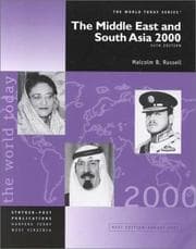 Tapa de The Middle East and South Asia 2000 (Middle East and South Asia, 2000)