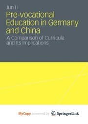 Tapa de Pre-vocational Education in Germany and China